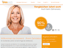 Tablet Screenshot of bisswerk.com